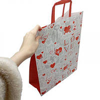 Пакет паперовий з ручками бурий 32х15х42см [tsi281201-TSI], фото 2