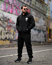 Зимній мілітарі костюм на флісі Girl black ВТ6886, фото 2