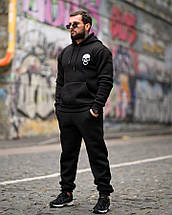 Зимній мілітарі костюм на флісі Girl black ВТ6886, фото 4