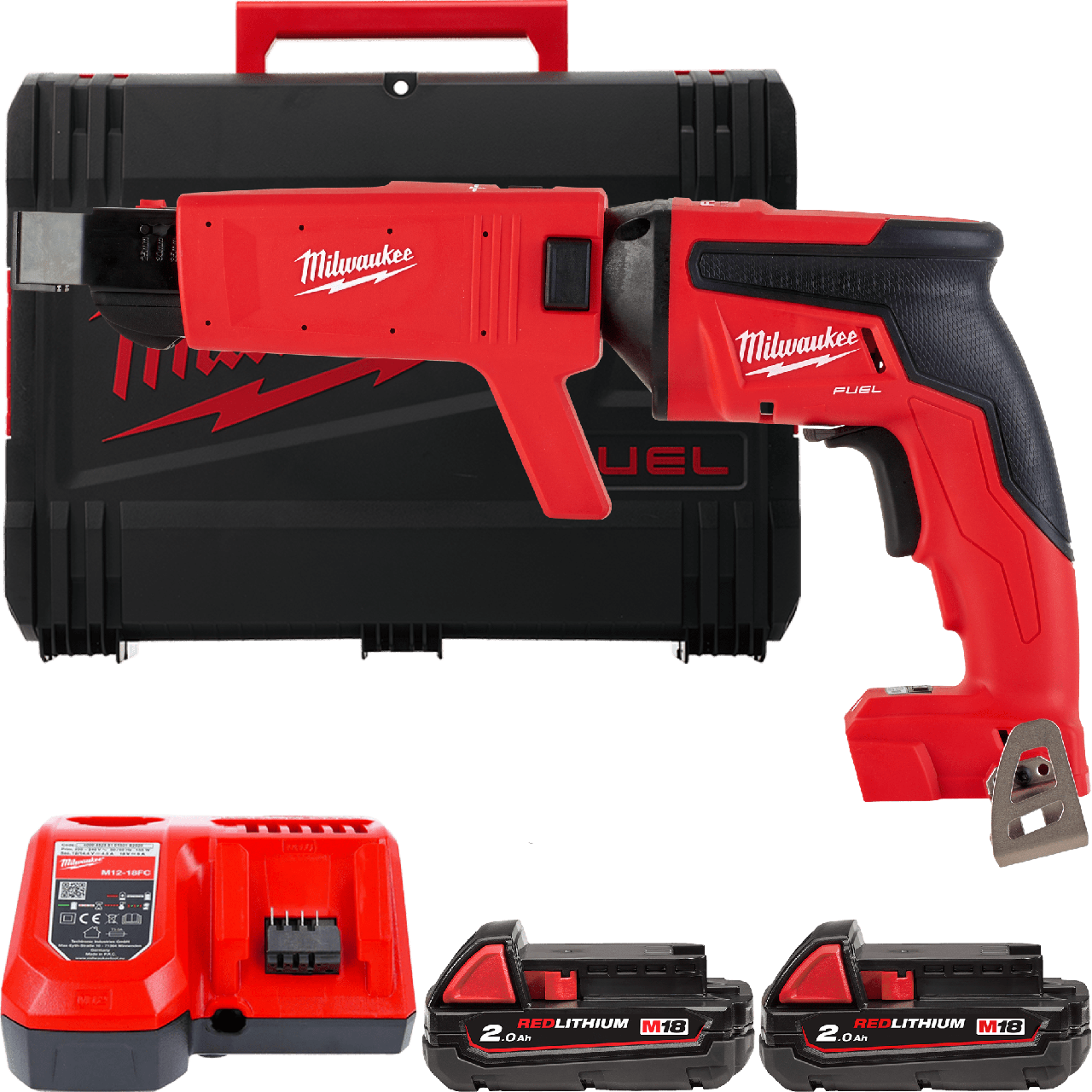 Шуруповерт для гипсокартону MILWAUKEE M18 FUEL FSGC-202X крут. мом. 13 Нм, 4933459199