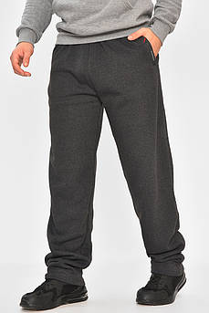 Спортивні штани чоловічі на флісі темно-синього кольору р.5XL 208020M