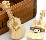 Флешка гітара дерево 16 Гб, фото 2