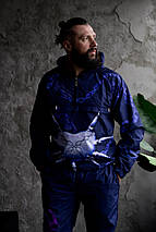 Костюм анорак джогери чоловічий стильний вітрозахисний одяг Україна плащівка, фото 2