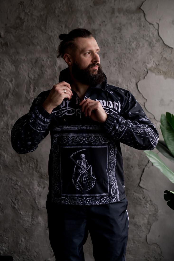 Костюм анорак джогери чоловічий стильний вітрозахисний одяг Україна плащівка