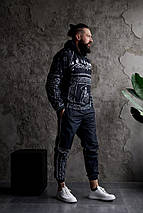 Костюм анорак джогери чоловічий стильний вітрозахисний одяг Україна плащівка, фото 3