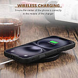 Чохол Slim Leather Case для Apple iPhone 16 Black, фото 2