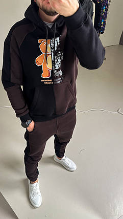 Костюм утеплений петля на флісі сезон осінь зима 2025 drapp чоловічий, фото 1