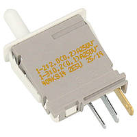 Вимикач світла кнопковий (одинарний_3C HL-404KS) для холодильників Gorenje 498038 PR1