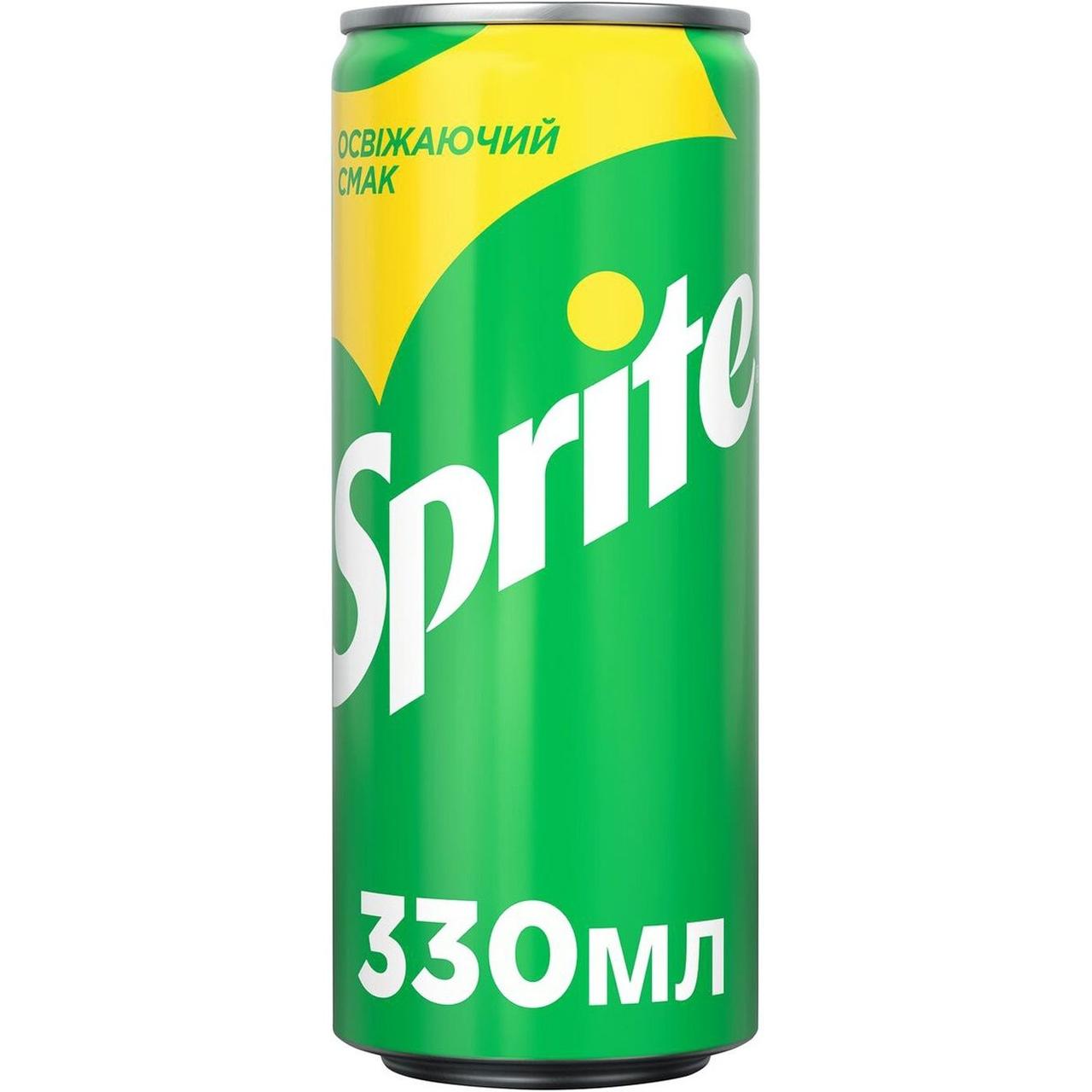 Напій газований Sprite 0.33л ж\б, фото 1