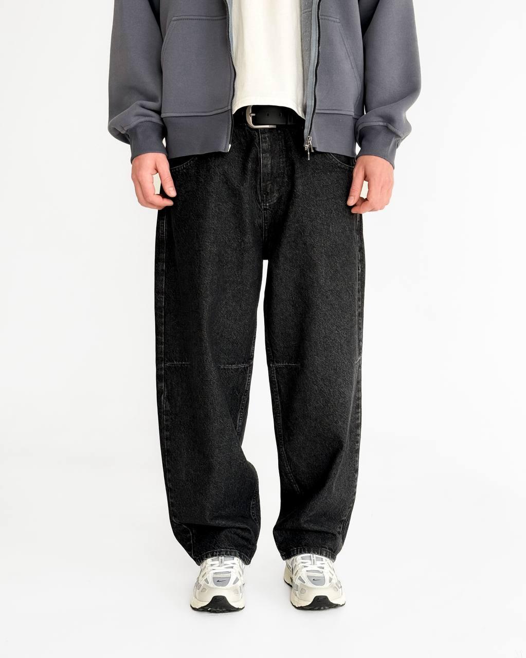 Джинси чоловічі широкі прямі ELLIPSE‎ | Чоловічі джинси вільного крою весняна осінь, фото 1