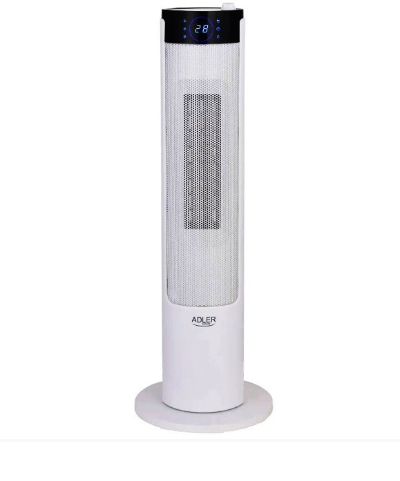 Обігрівач Adler AD 7730 — керамічний тепловентилятор із зволожувачем повітря, 2200 Вт, пульт, LED-дисплей, фото 1