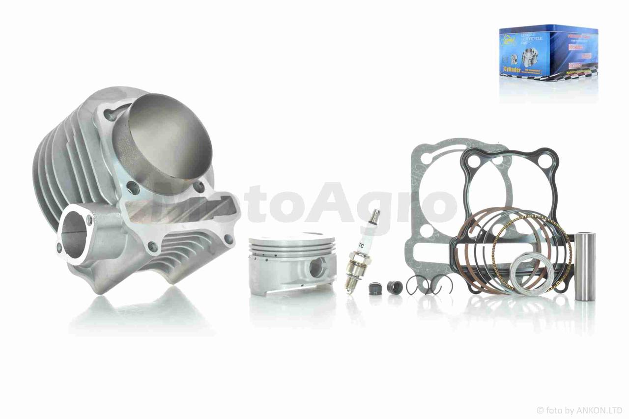 Поршневая циліндр в зборі китайський скутер 190 63.0mm "LIPAI" (клас A) AT-22425, фото 1