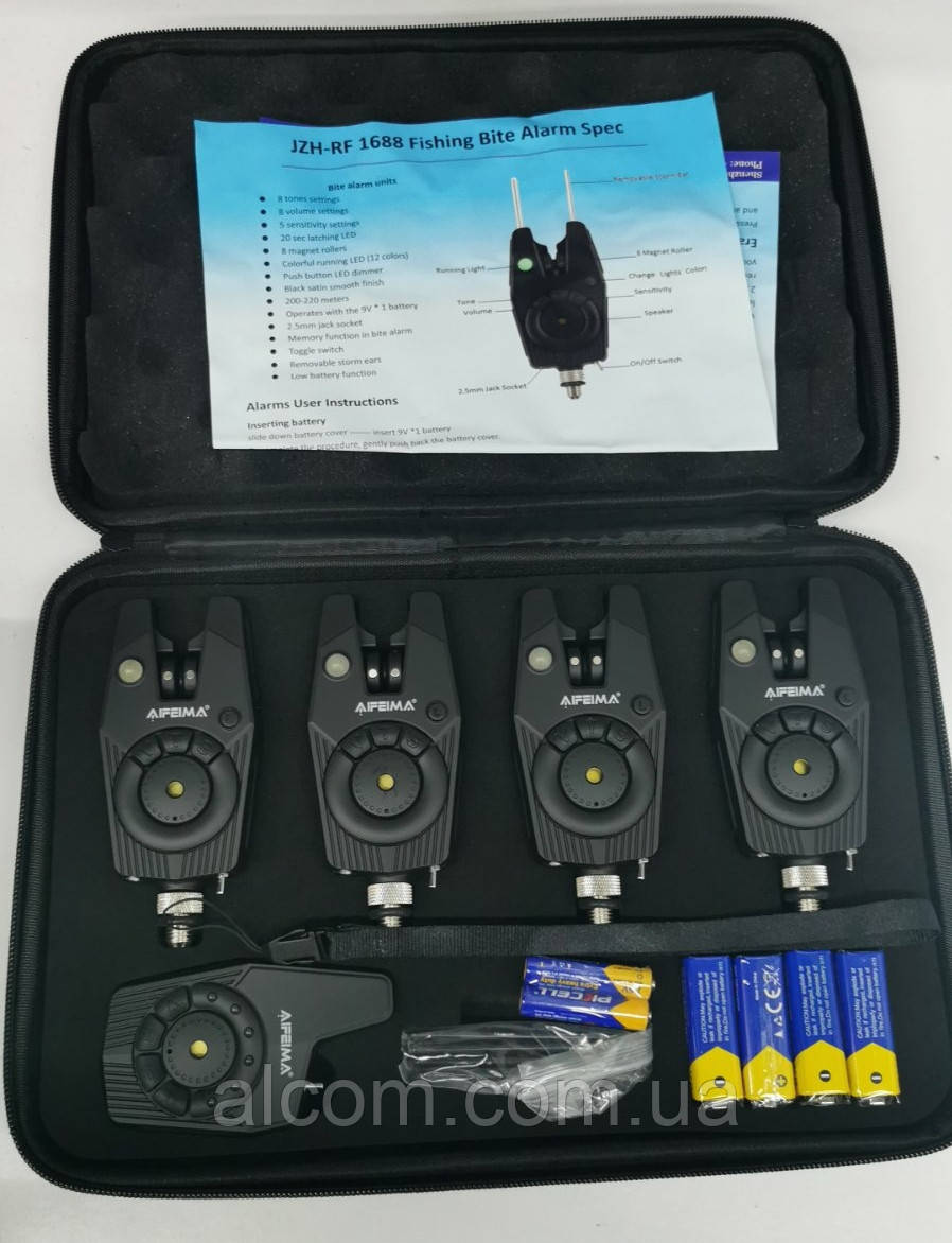 Набір сигналізаторів із пейджером Feima 4+1, фото 1