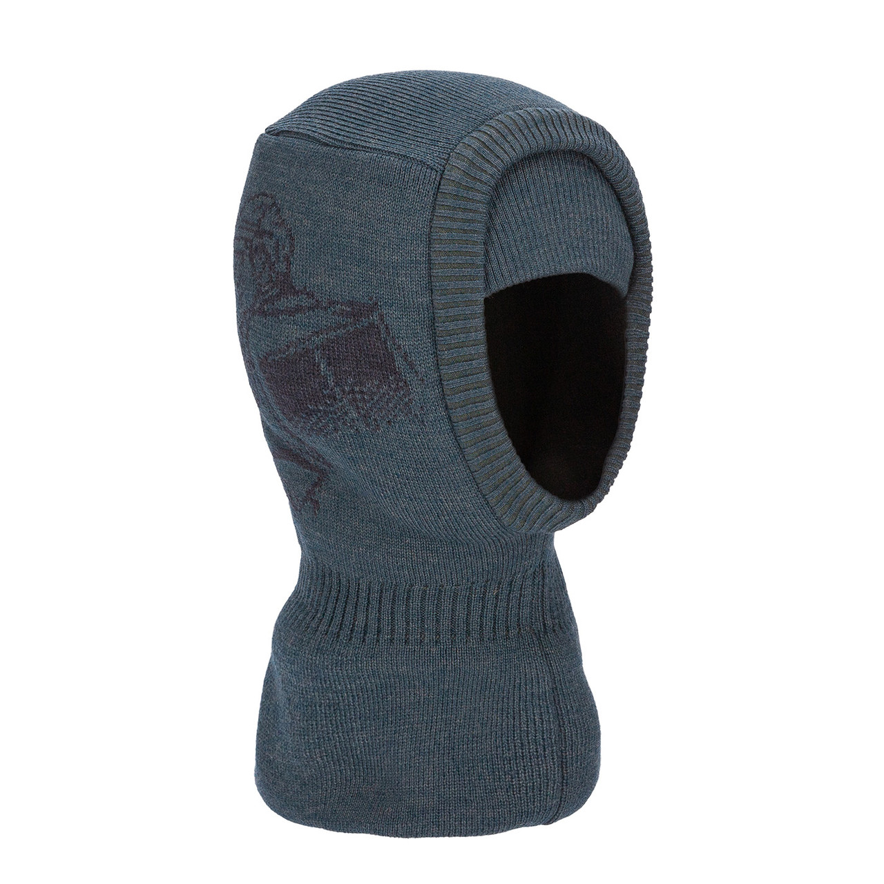 Зимова шапка-шолом із мериносової вовни tutu 3-007235 (48-52, 52-56), фото 1