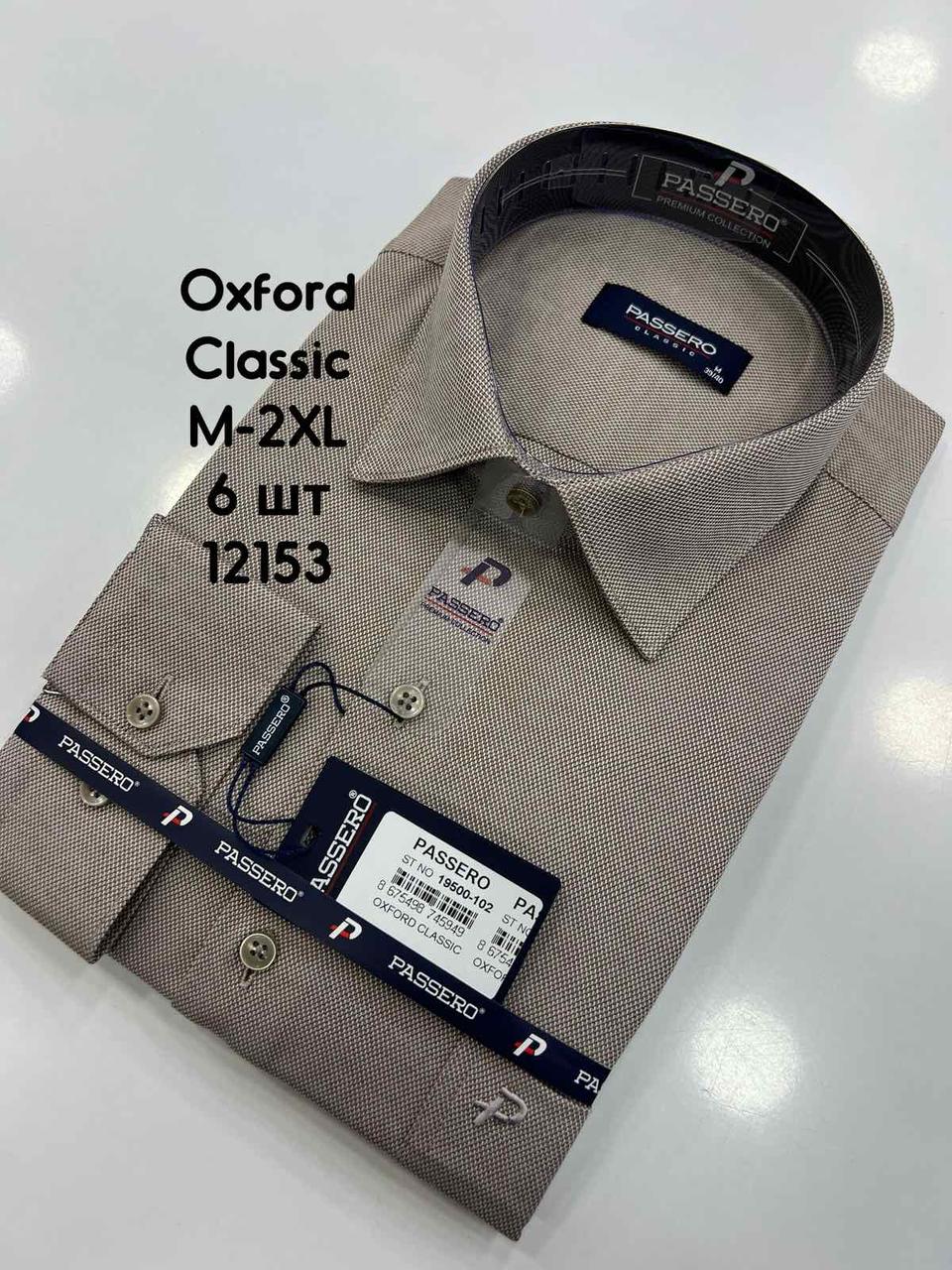 Сорочка Passero classik оксфорд довгий рукав-19500 color 102