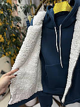 Теплий жіночий костюм-трійка на флісі, тканина "Трикотаж" 40, 46, 48, 50, 52 розмір 40, фото 4