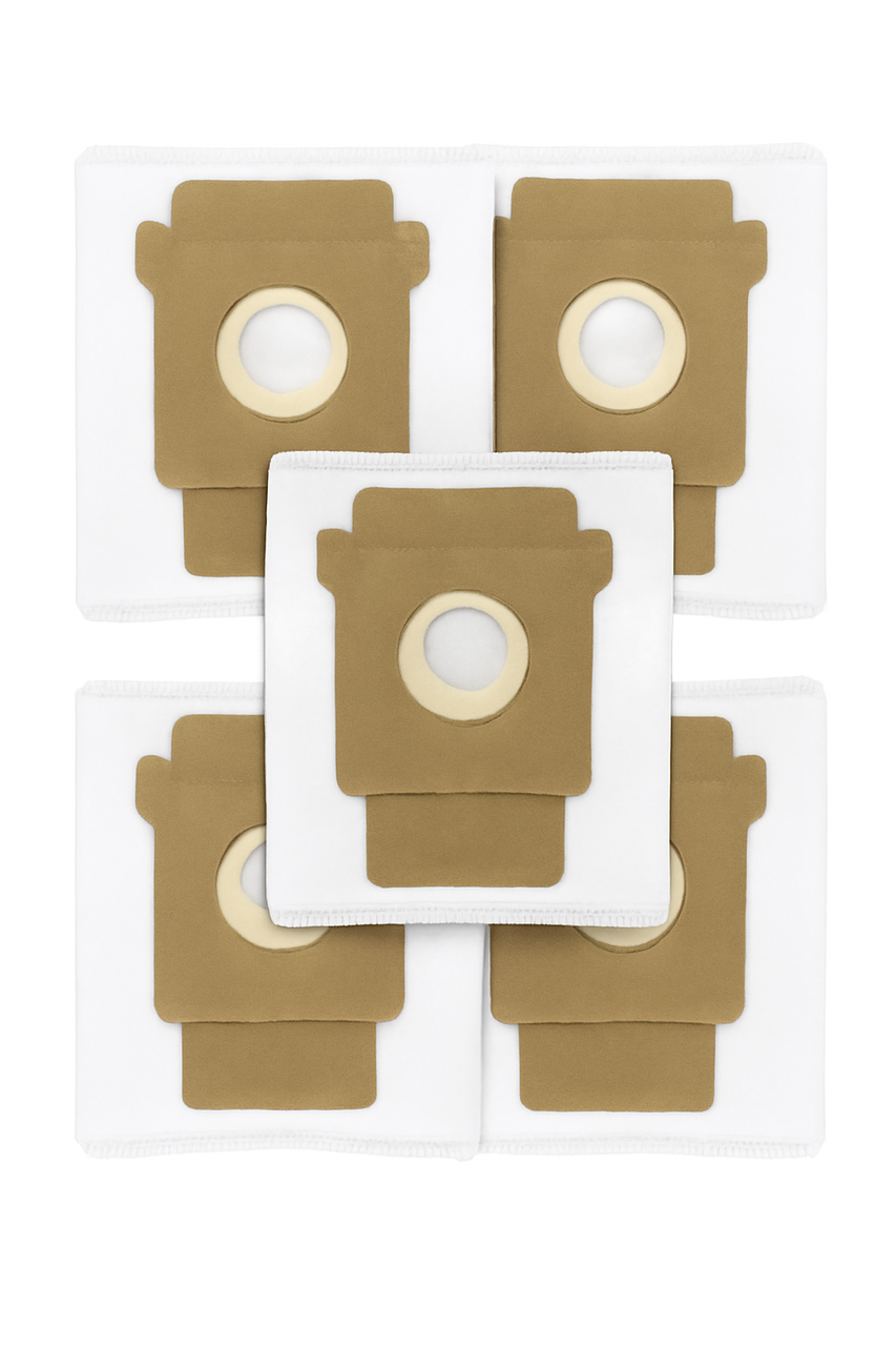 Мішки для пилу (5 шт.) iRobot Roomba Vac 2 Essential, Combo 2 Essential, Q0520, Y051240, 104, 105, Plus 405, 505 Combo, 504 Vac..., фото 1