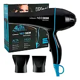 Фен для волосся EUROSTIL Neo 3830 Ionic професійний чорний, фото 2