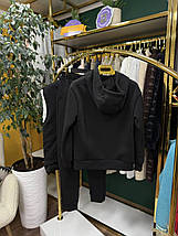 Теплий жіночий костюм-трійка на флісі, тканина "Трикотаж" 44, 46, 48, 50, 52 розмір 44, фото 5