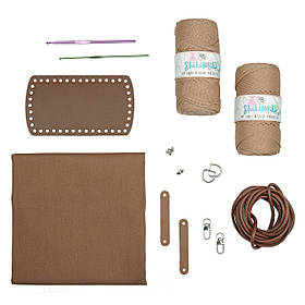 Подарунковий набір сумки BUCKET BAG, колір Карамельний