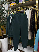 Теплий жіночий костюм-трійка на флісі, тканина "Трикотаж" 44, 46, 48, 50, 52 розмір 44, фото 4