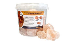 Каміння 30-50-80 мм відро 5 кг з гімалайської солі