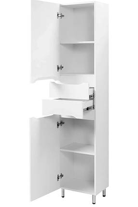 Пенал підлоговий для ванної кімнати Verona 50 см, фото 2