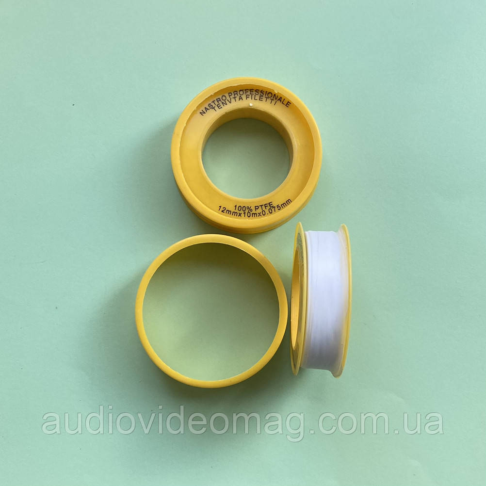 Фум - лента, 10 метрів, ширина - 12 мм, фото 1