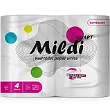 Папір туалетний двошаровий білий м'який (кратно 4 шт), фото 3