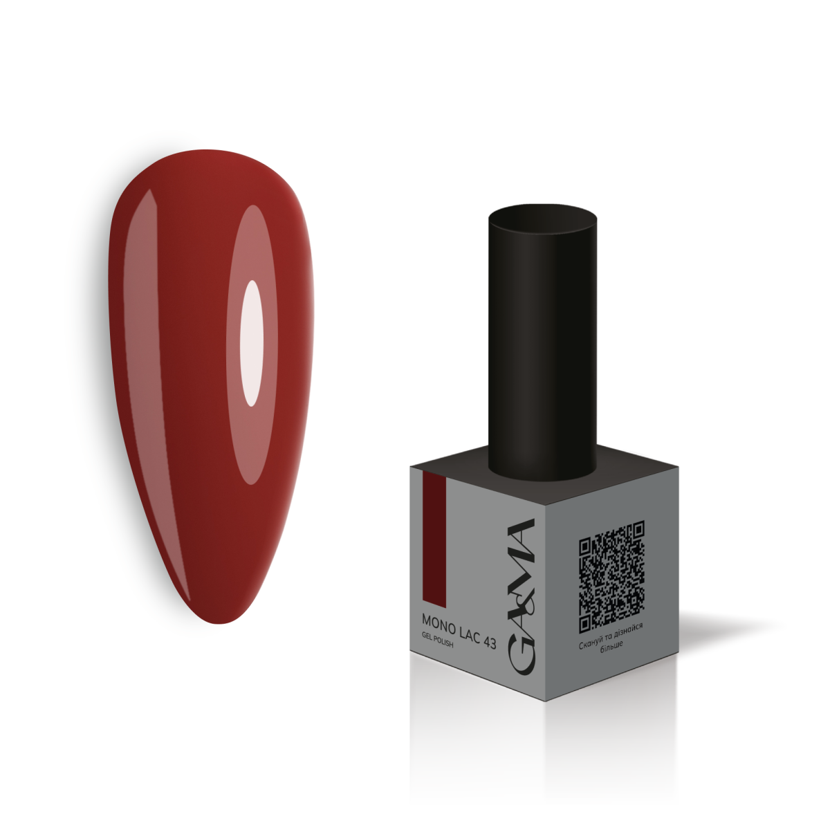 Gama Mono Lac 043- Гель-лак однофазний