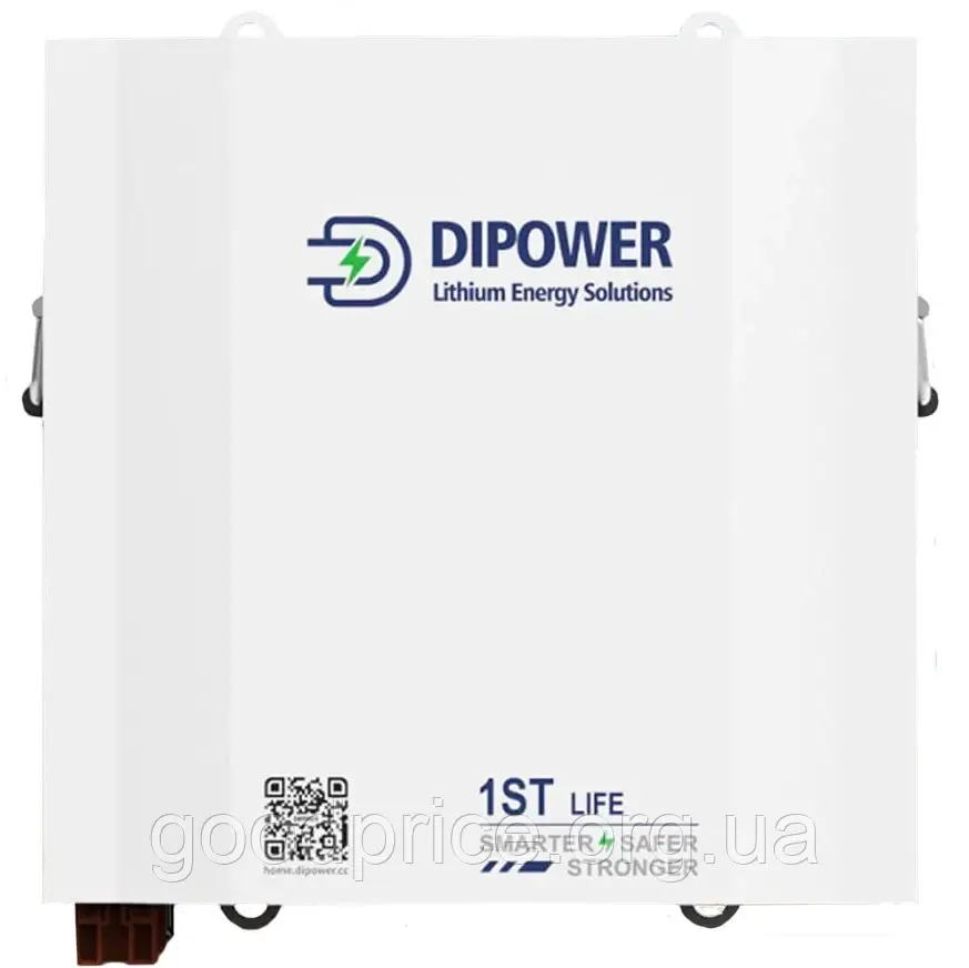 Акумулятор Dipower Wall Mounted 24V/120AH, 2880W*h (BYD NMC, 7S1P, літій-іонний акумулятор для ДБЖ (UPS)), фото 1