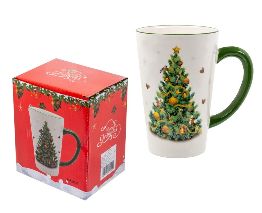 Кружка керамічна Lefard Новий рік 530 мл., фото 1