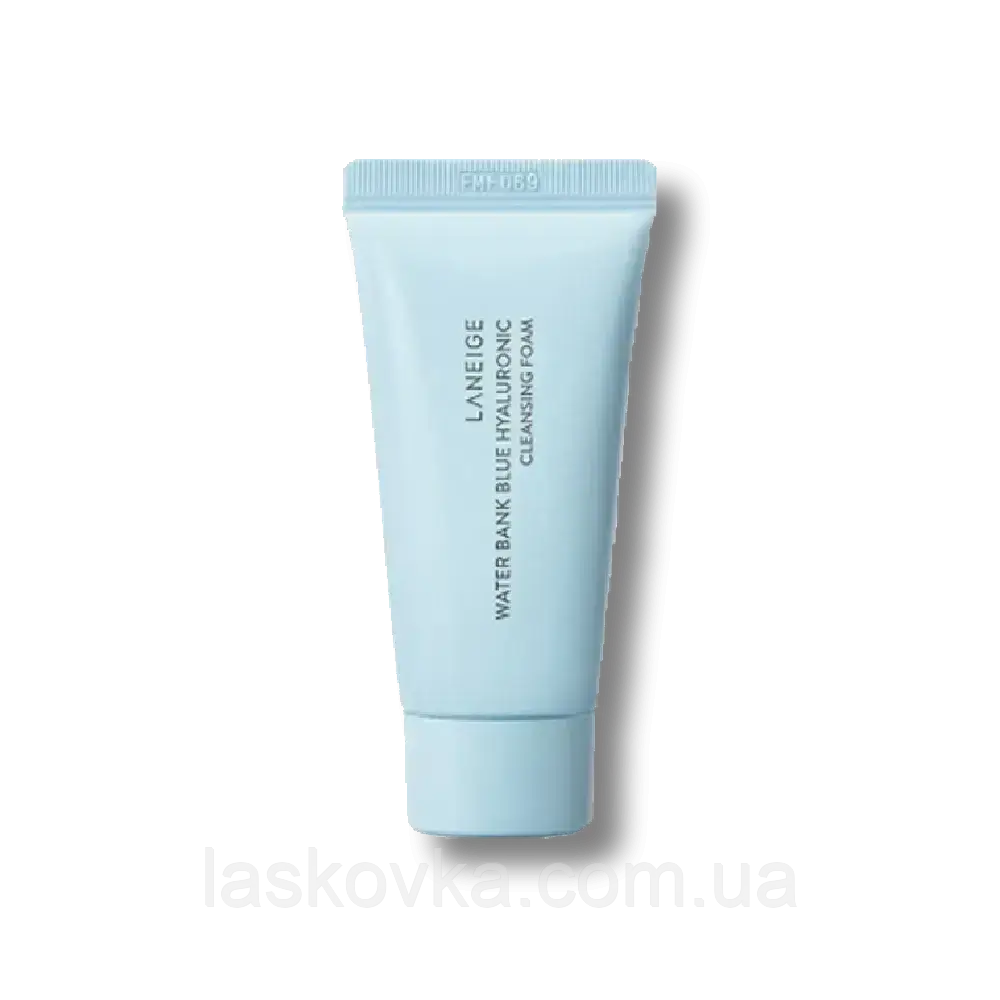 Пінка для вмивання Laneige Water Bank Blue Hyaluronic Cleansing Foam 30g, фото 1