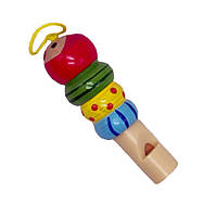 Дерев'яна іграшка Свисток MD 1934-5 на петельці