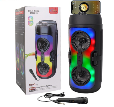 Колонка-Bluetooth з 1 дротовим мікрофоном ZQS4291 40 см, фото 1