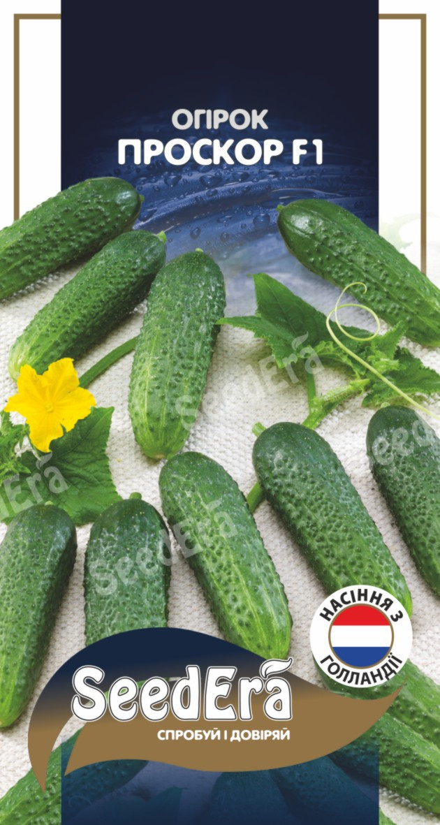 Насіння Ранньостиглий Огірок ПРОСКОР F1 10шт,  Seedera (Голандія)