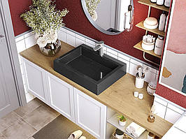 Раковина, Умивальник, накладний Luxor Imperio 60 Black