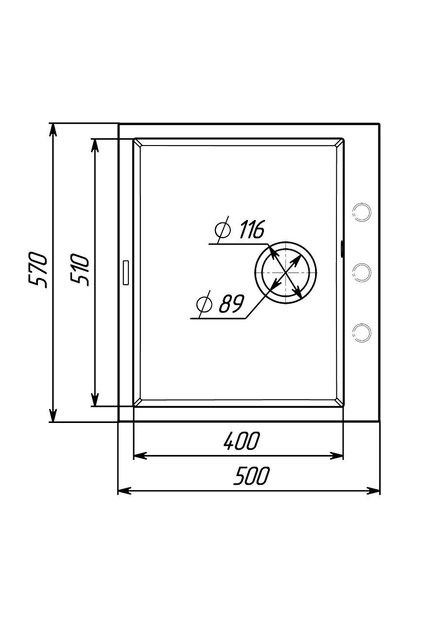 Кухонна мийка гранітна матова Valeso