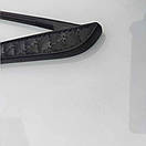 Плічки вішалки тремпеля 34 см чорні з поперечиною для одягу упаковка 5 шт, фото 2