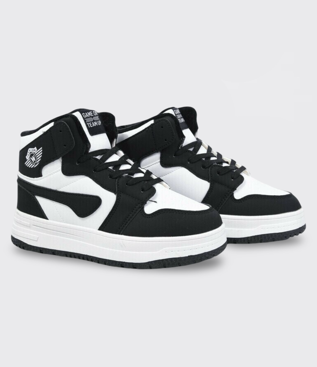 Черевики підліткові утеплені чорно-білі (T9080-6), фото 1