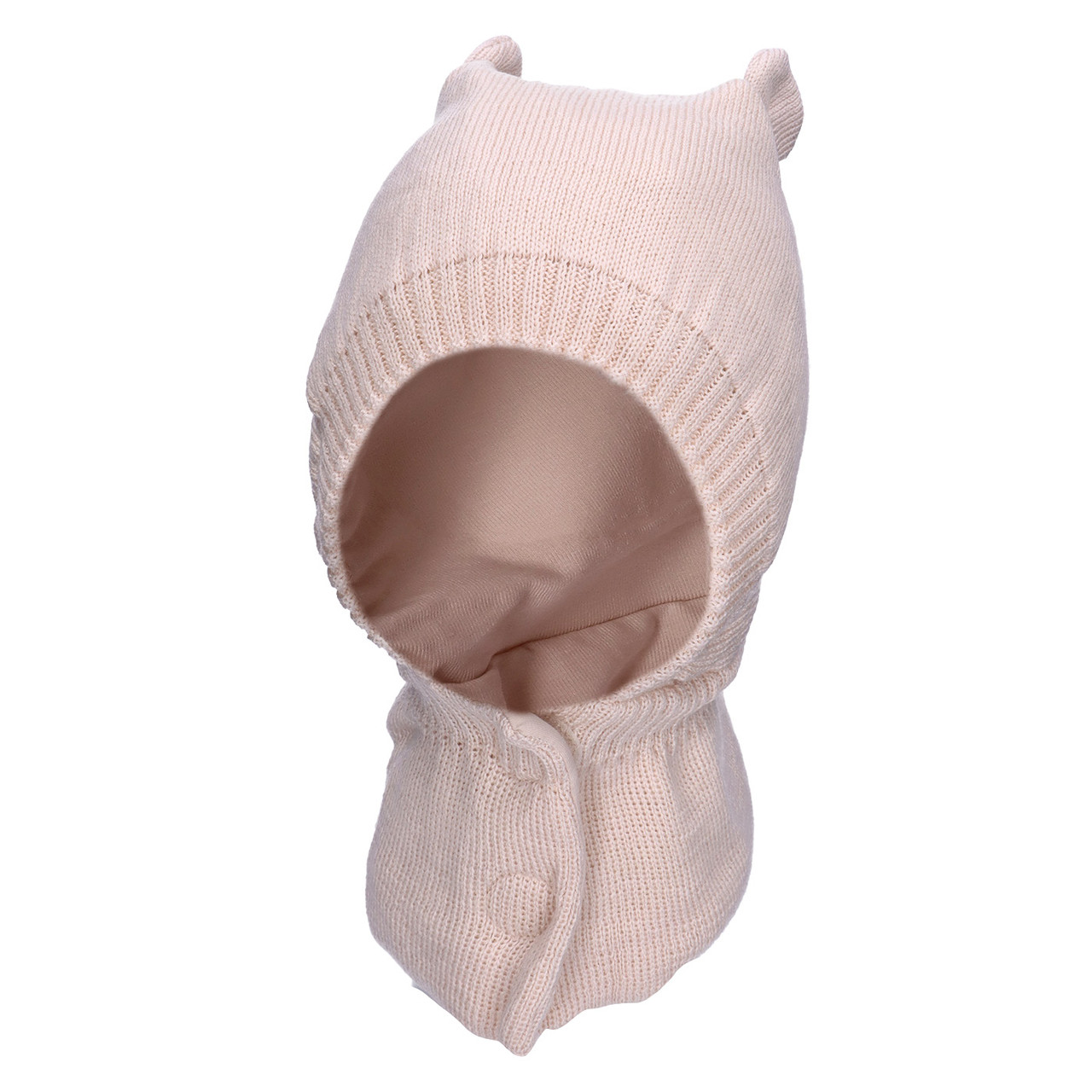 Зимова шапка-шолом із мериносової вовни для малюків tutu 3-007483 (40-44, 44-48), фото 1