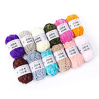 Набір пряжі YarnArt Dolce Mini (ЯрнАрт Дольче Міні) 12 кольорів
