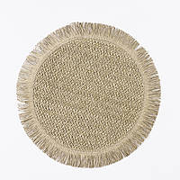 Серветка сервірувальна на стіл кругла Ø38 (см) під тарілки Зелена HP-35-7GR