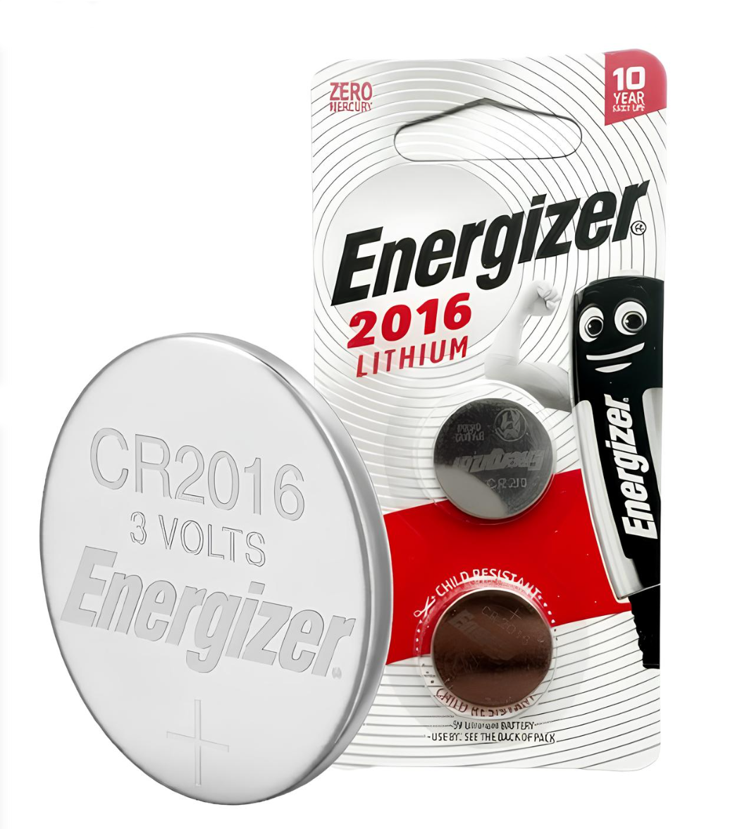 Батарейка Energizer CR2016 3V Lithium (2 штуки), фото 1