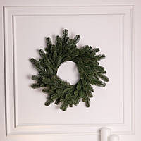 Штучний різдвяний вінок Зелений Святковий 60 см TD-VINGR