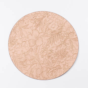 Серветка сервірувальна на стіл кругла Ø38 (см) Бежева HP-35-8BE