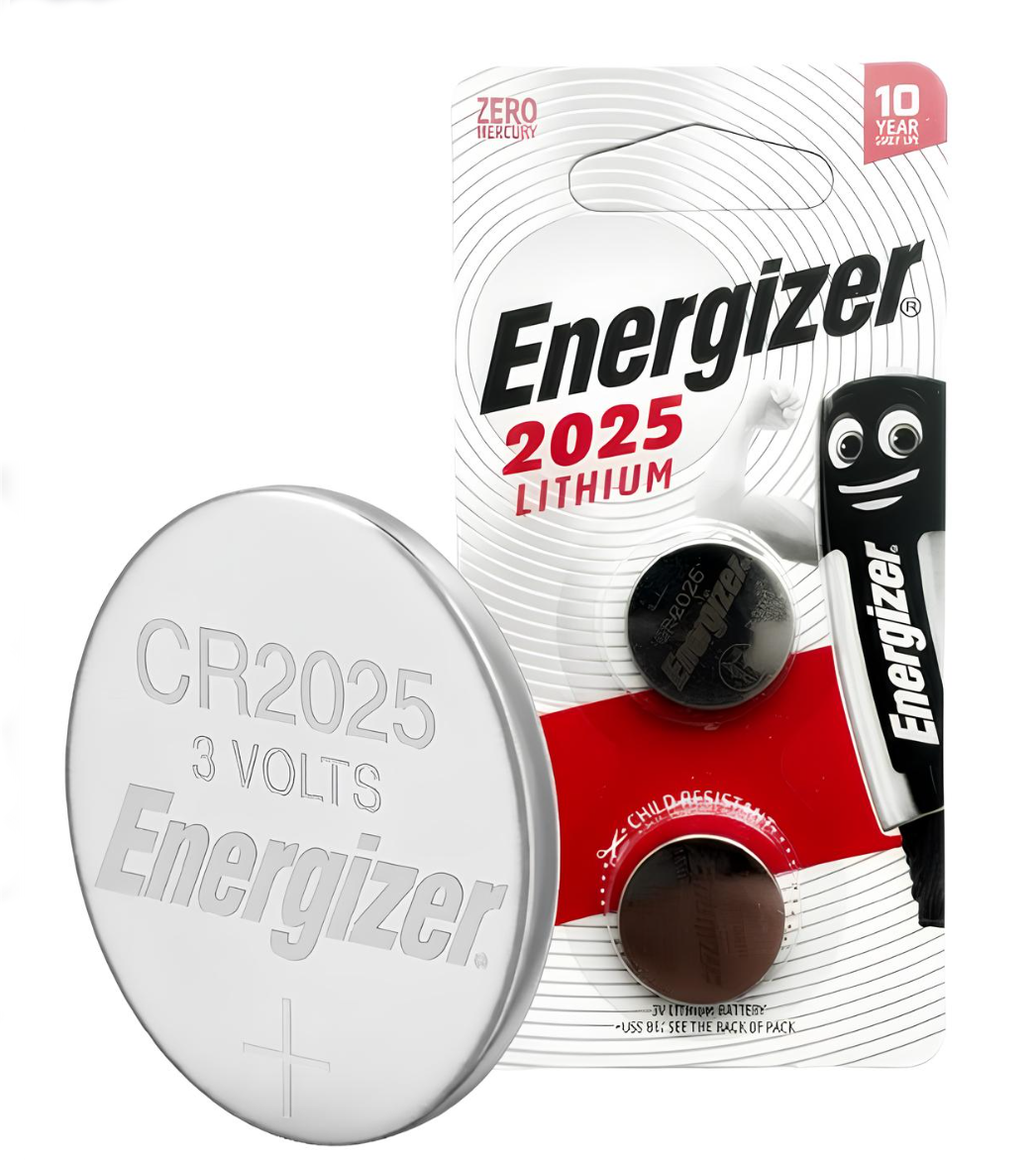 Батарейка Energizer CR2025 3V Lithium (2 штуки), фото 1