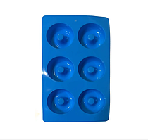 Силіконова форма Пончики 6 шт