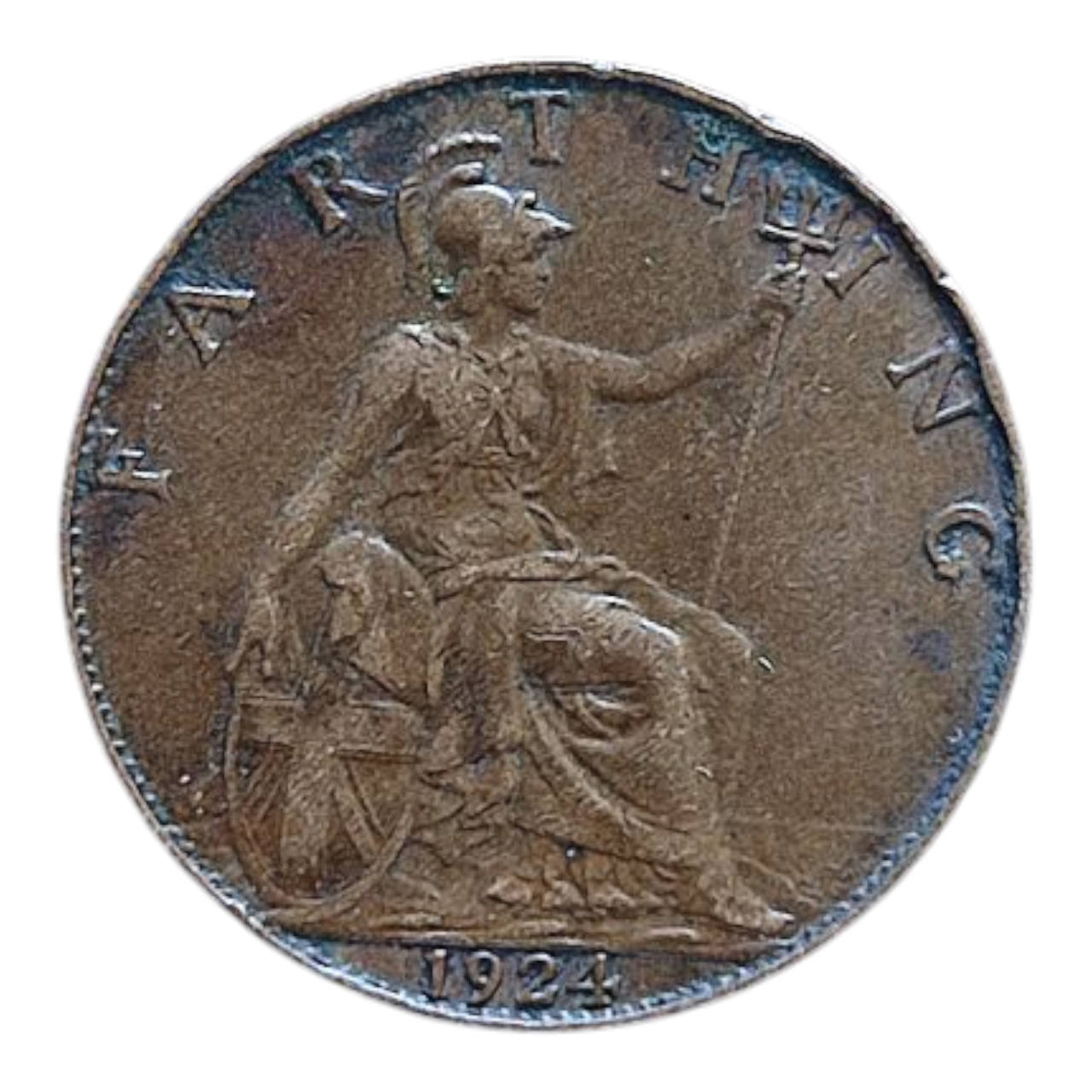 Велика Британія 1 фартінг, 1924, фото 1
