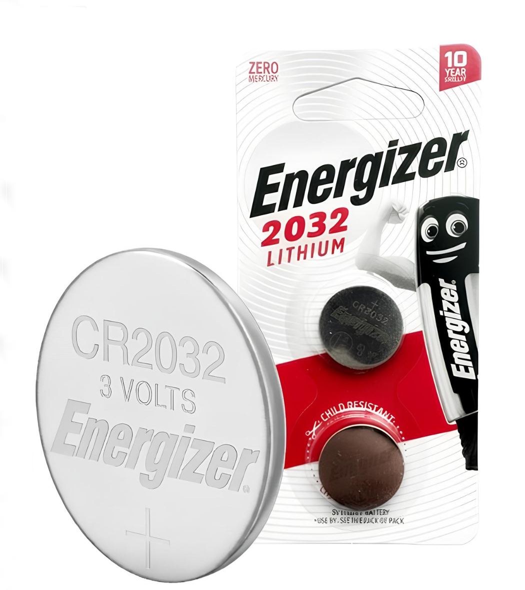 Батарейка Energizer CR2032 3V Lithium (2 штуки), фото 1